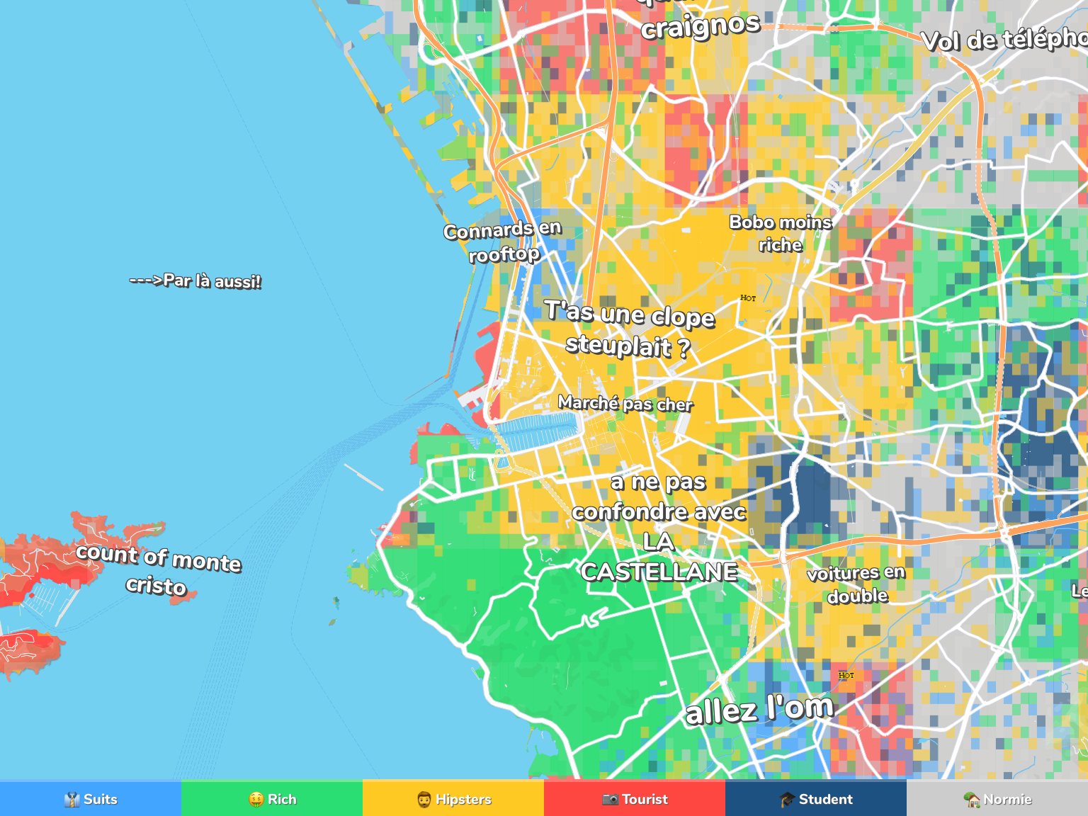 Marseille Neighborhood Map