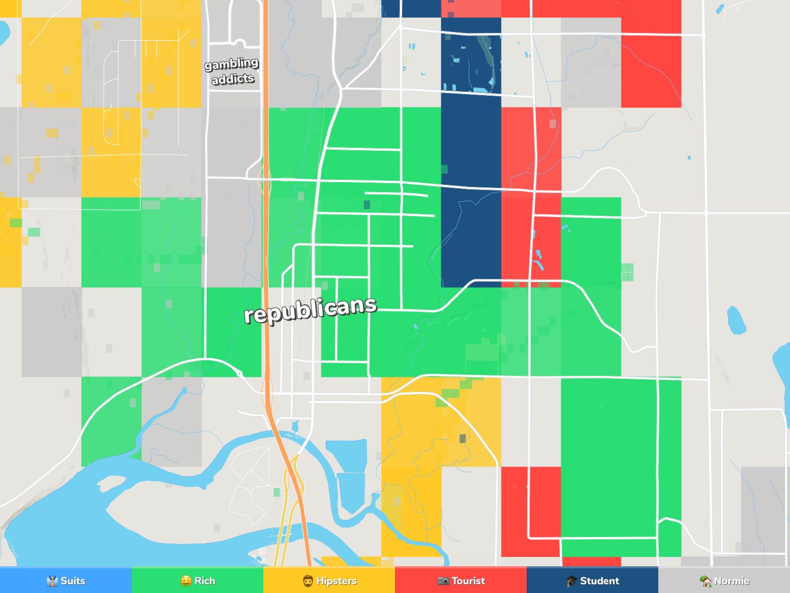 Marysville Neighborhood Map