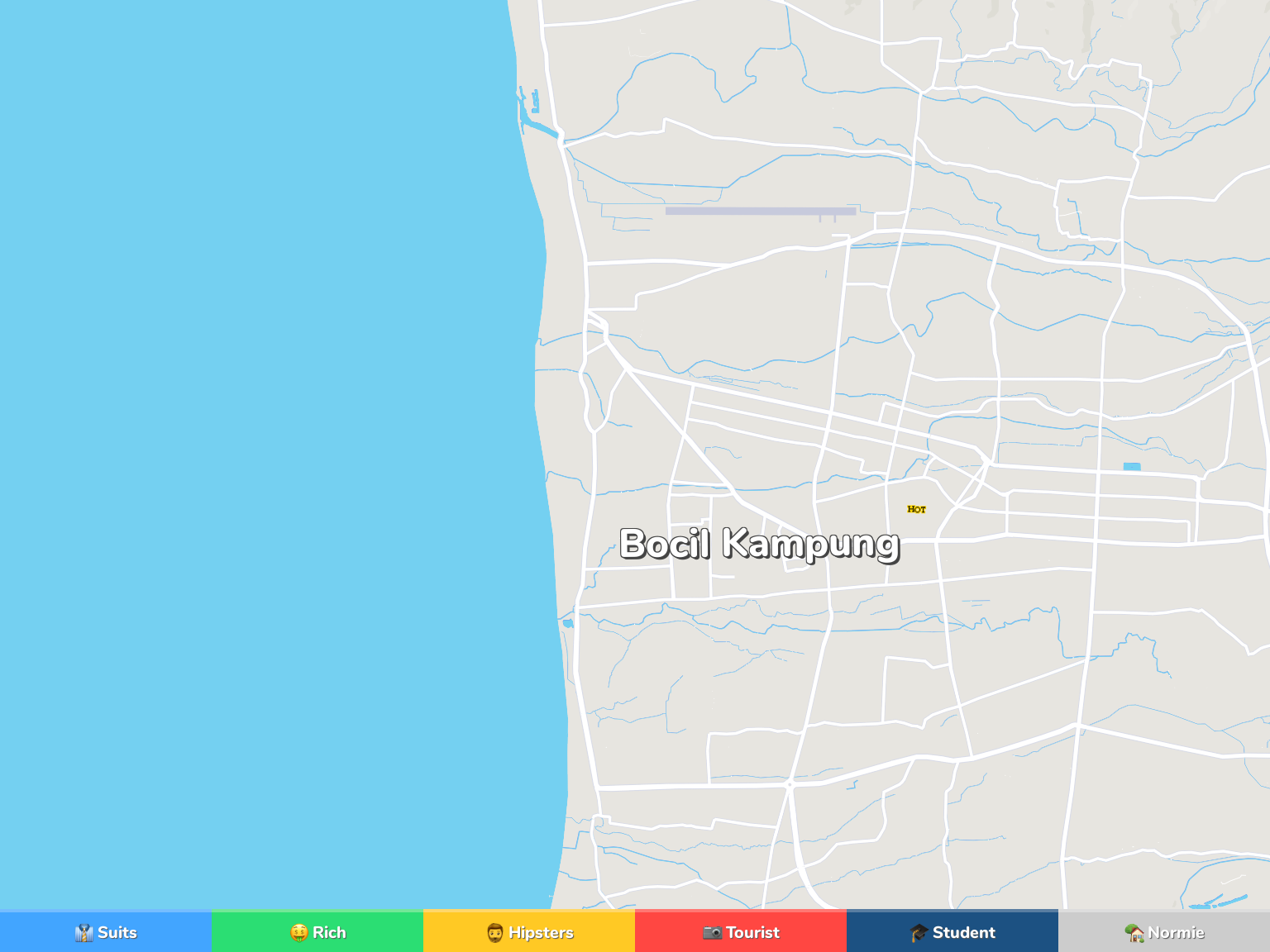Mataram Neighborhood Map