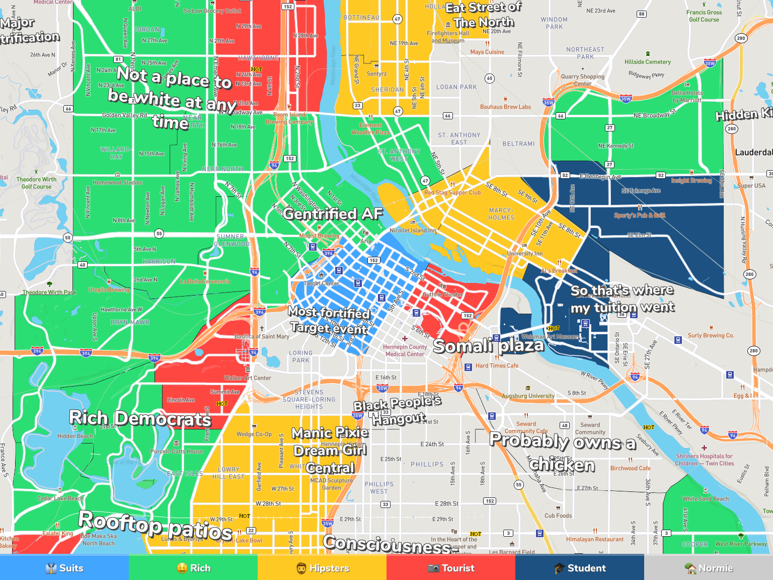 Minneapolis Neighborhood Map