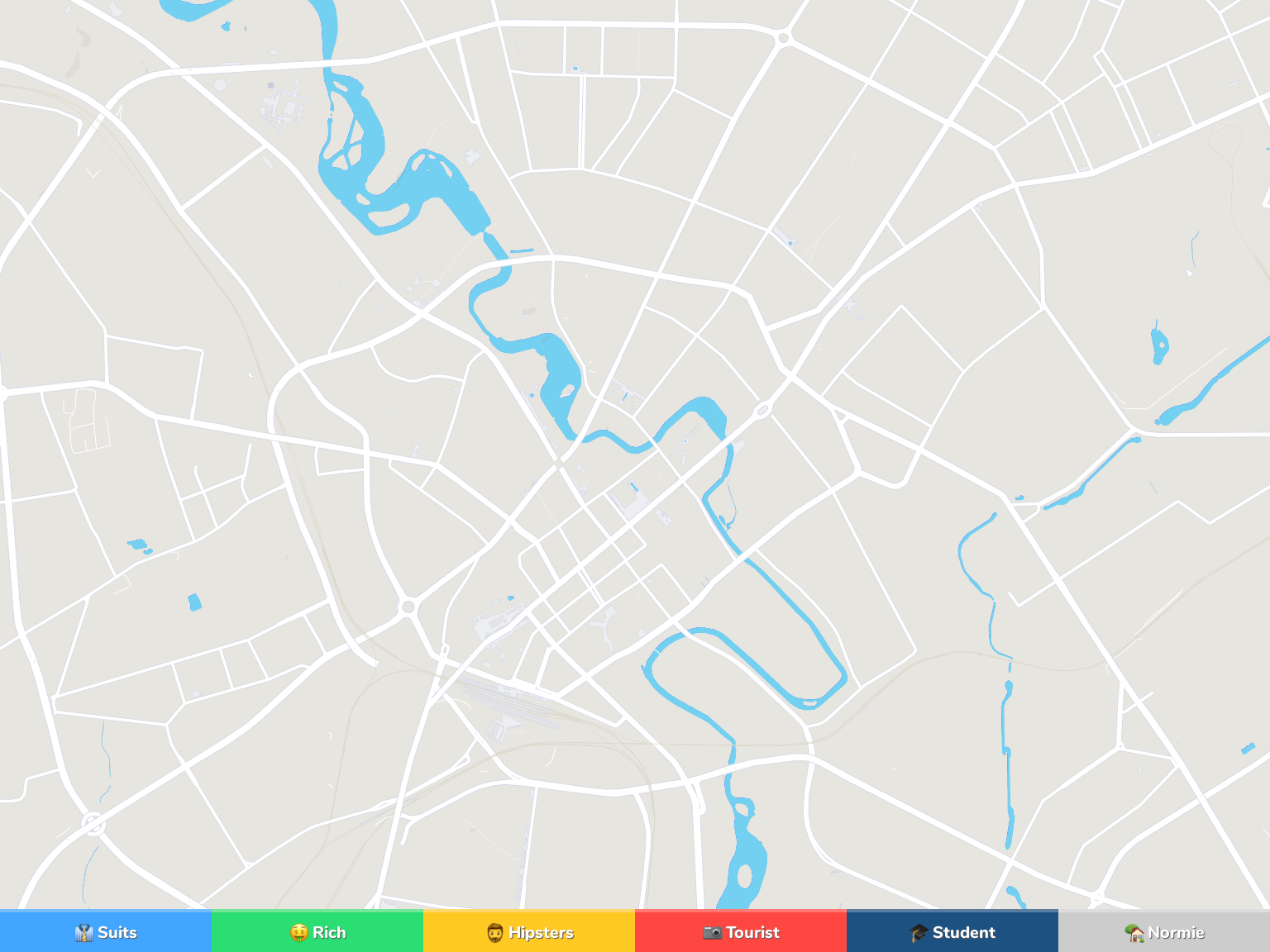 Minsk Neighborhood Map