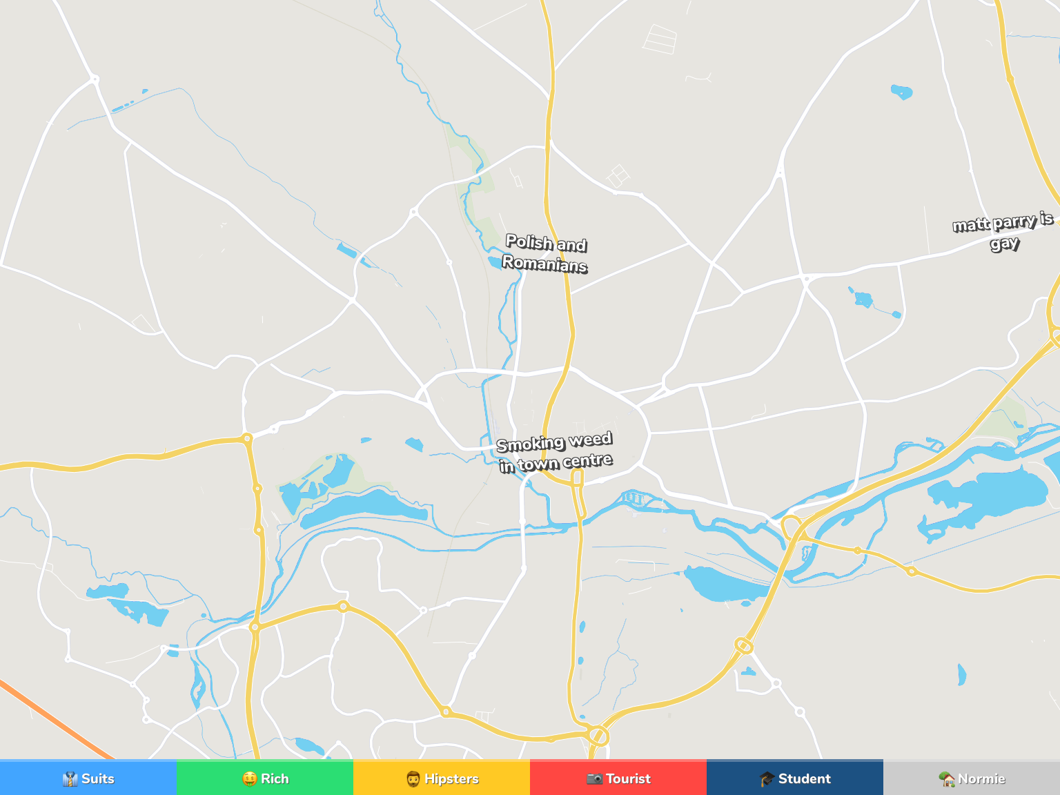 Northampton Neighborhood Map