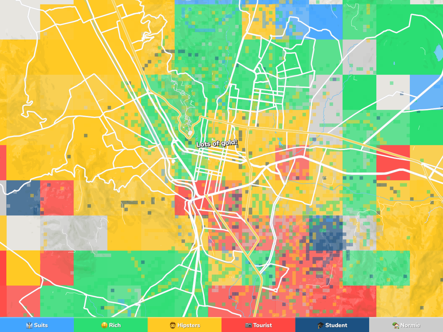 Oaxaca Neighborhood Map