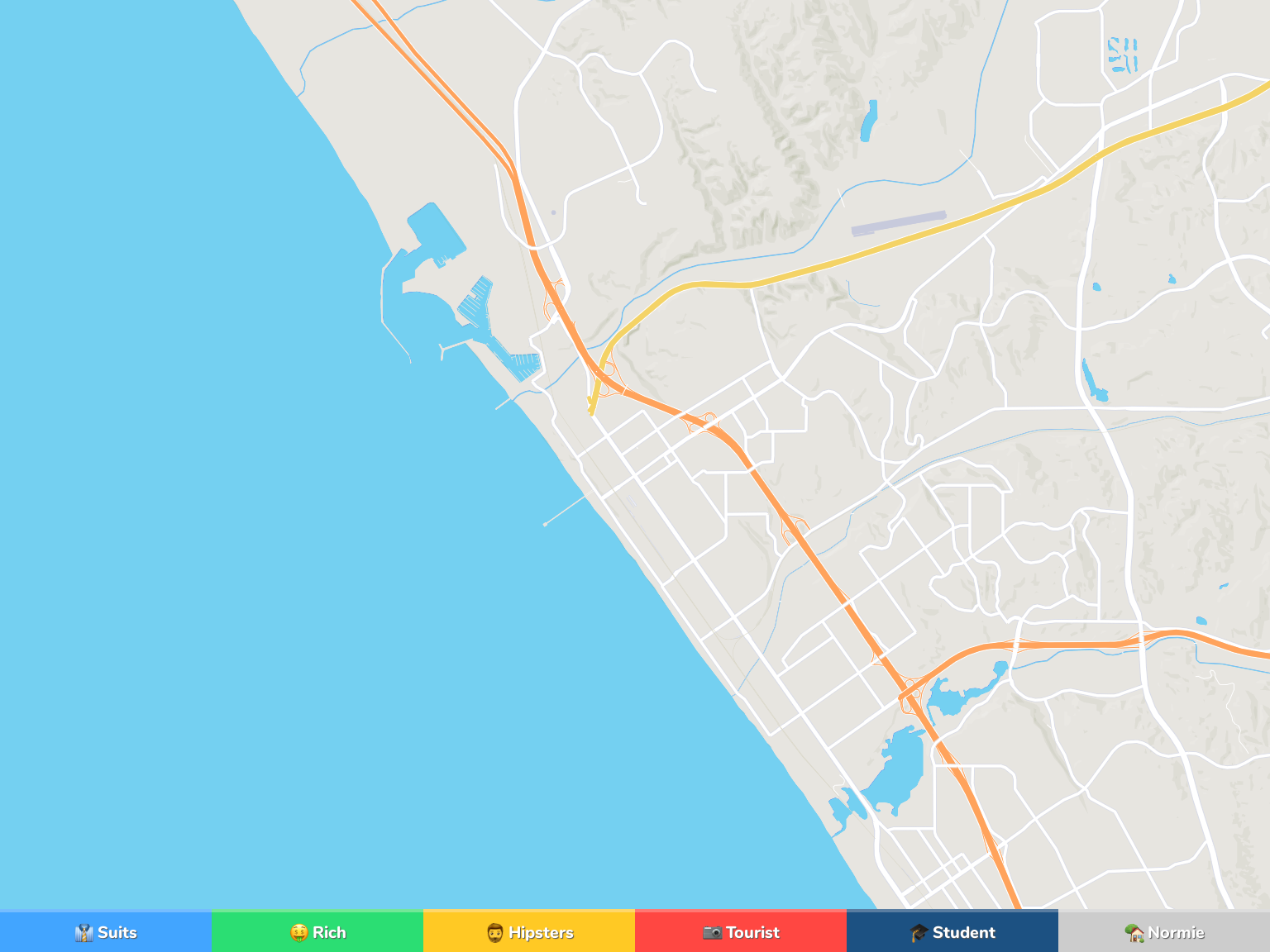 Oceanside Neighborhood Map