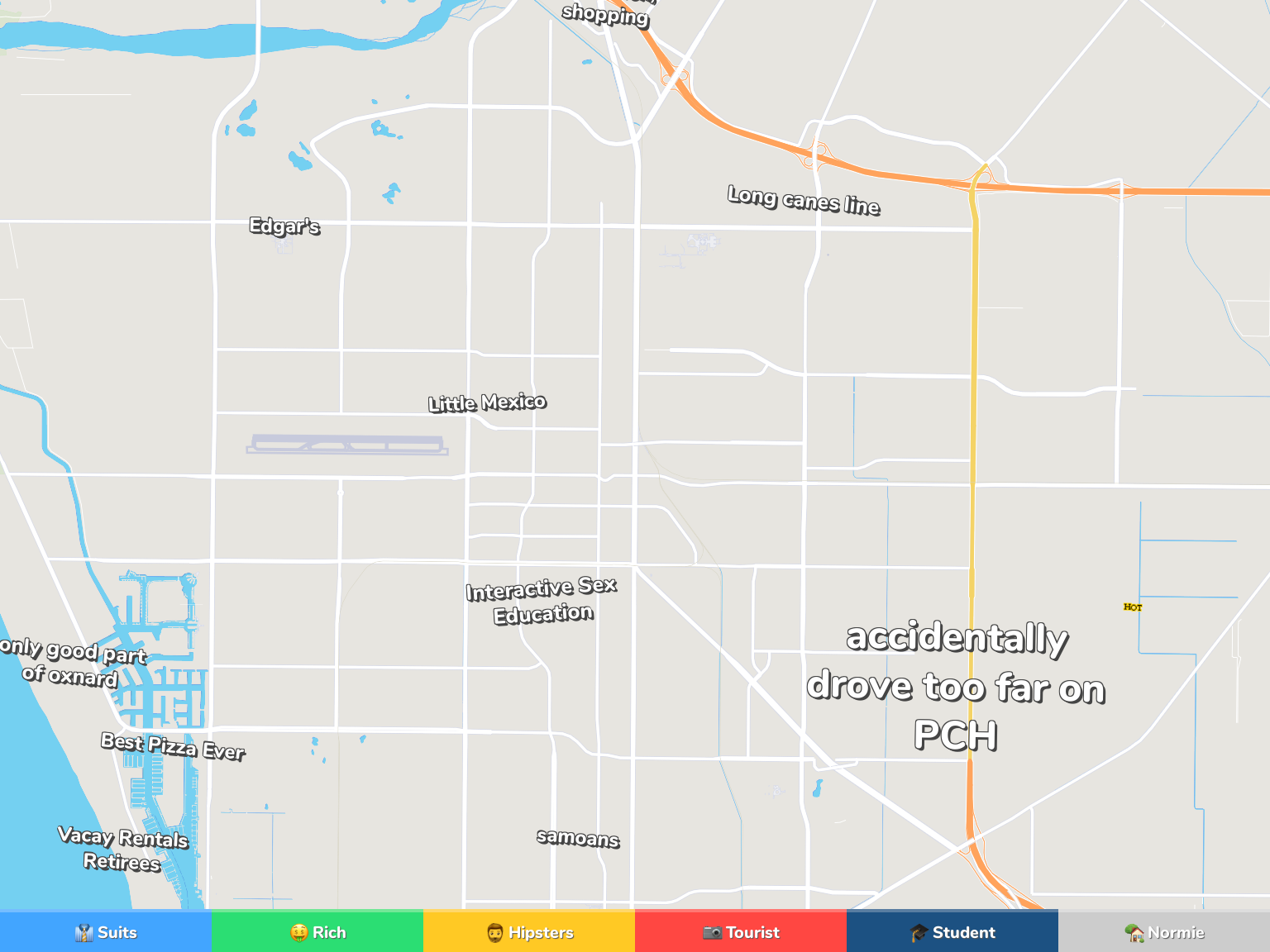 Oxnard Neighborhood Map