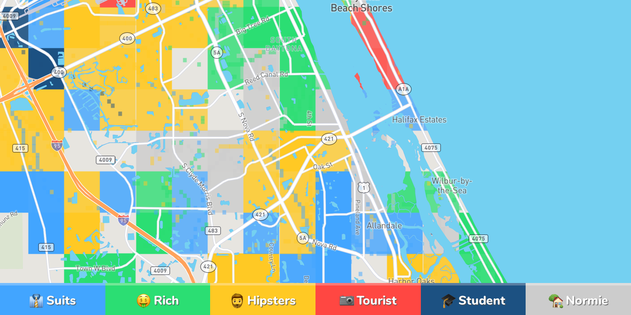 port orange fl street map