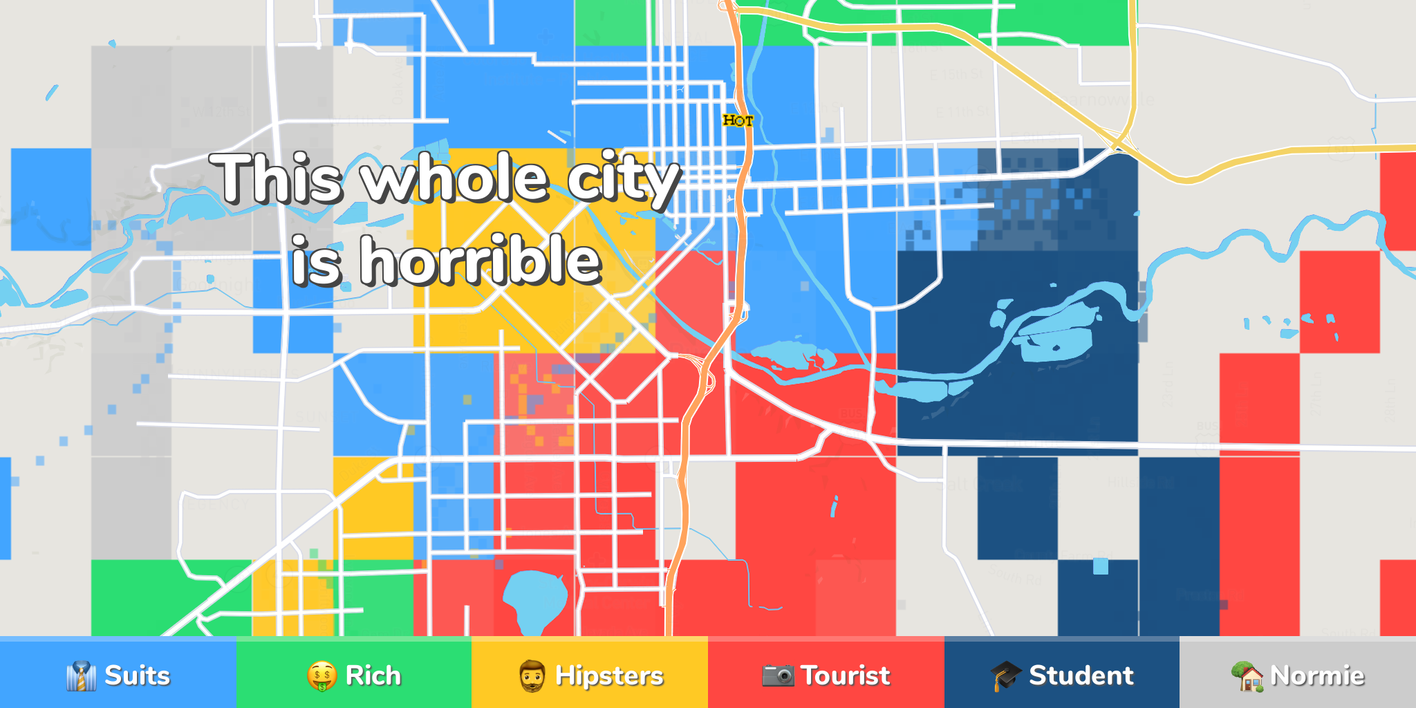 Pueblo Neighborhood Map