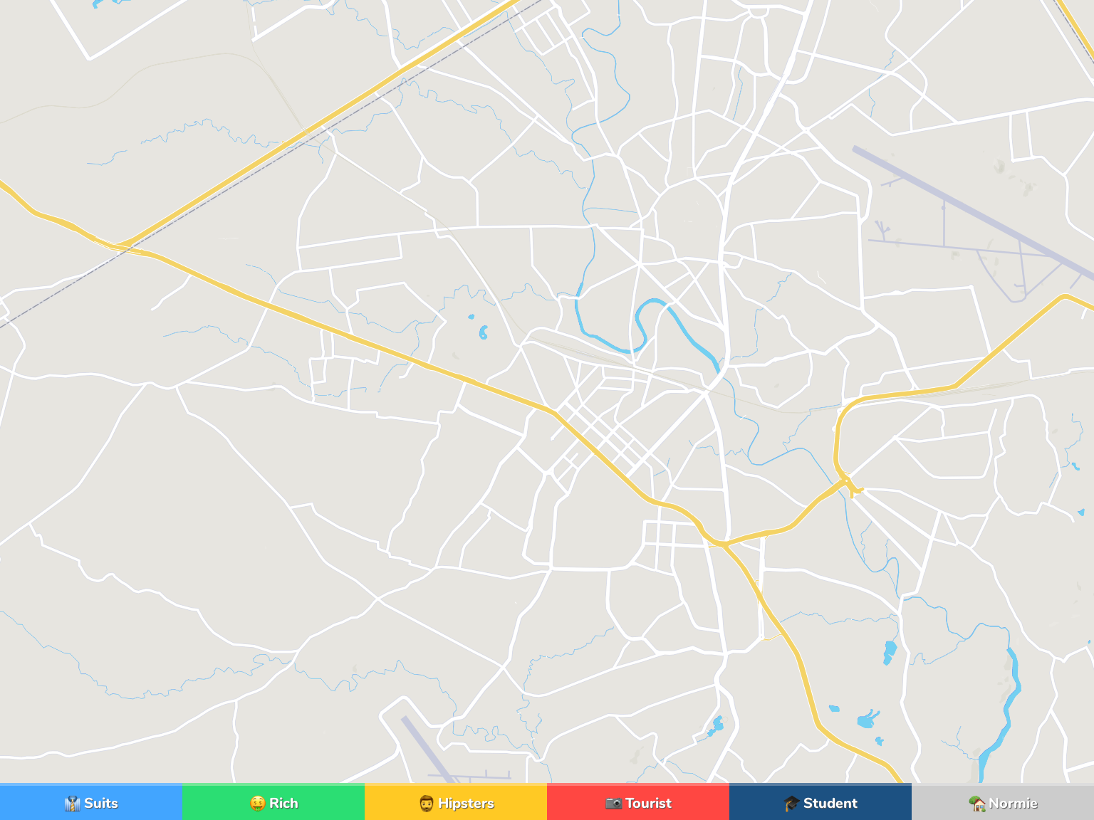 Rawalpindi Neighborhood Map