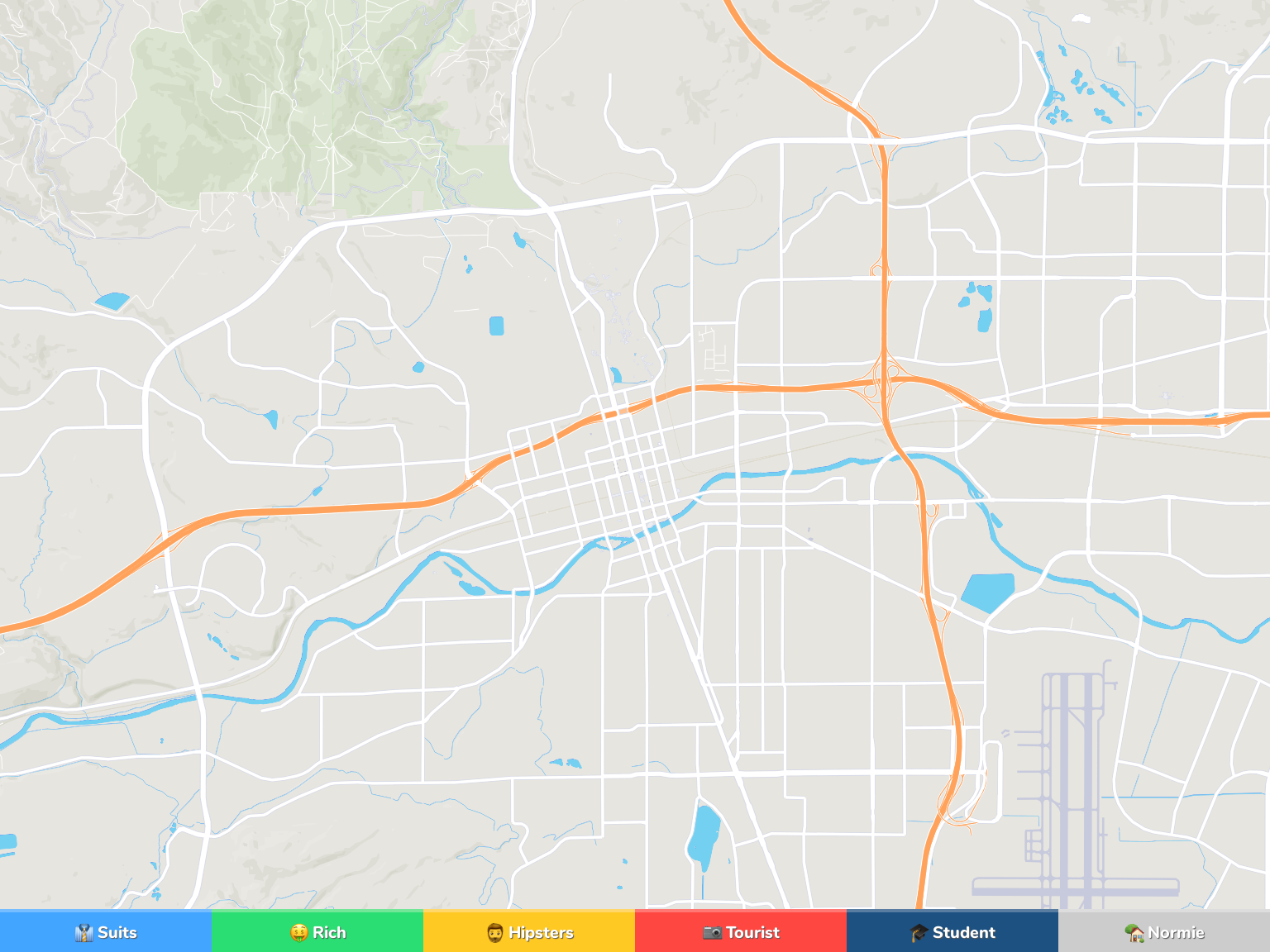Reno Neighborhood Map