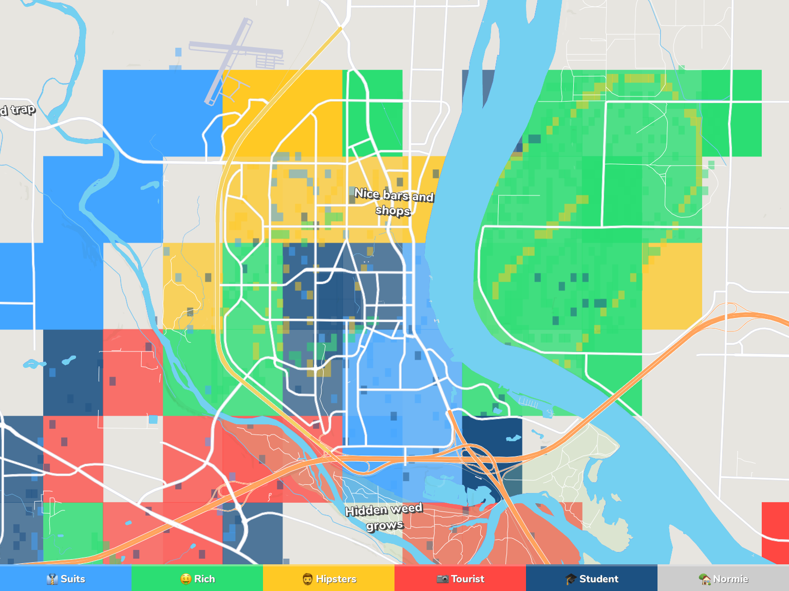 Richland Neighborhood Map