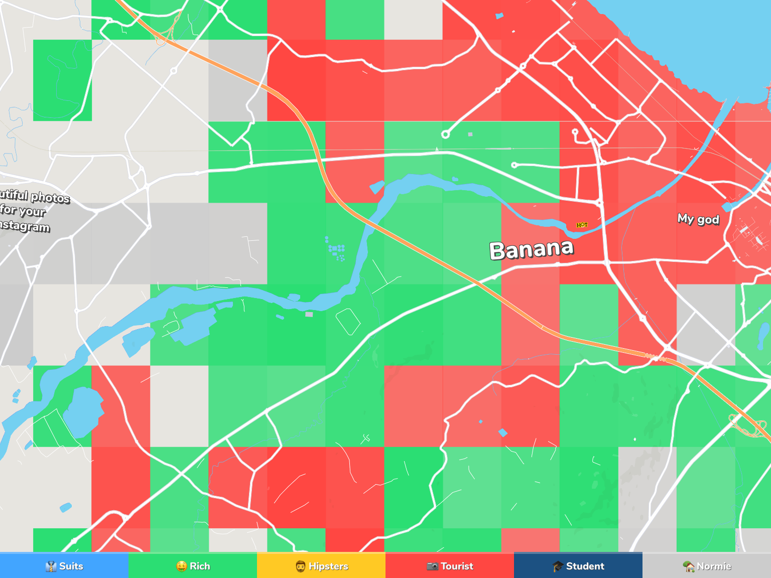 Rimini Neighborhood Map