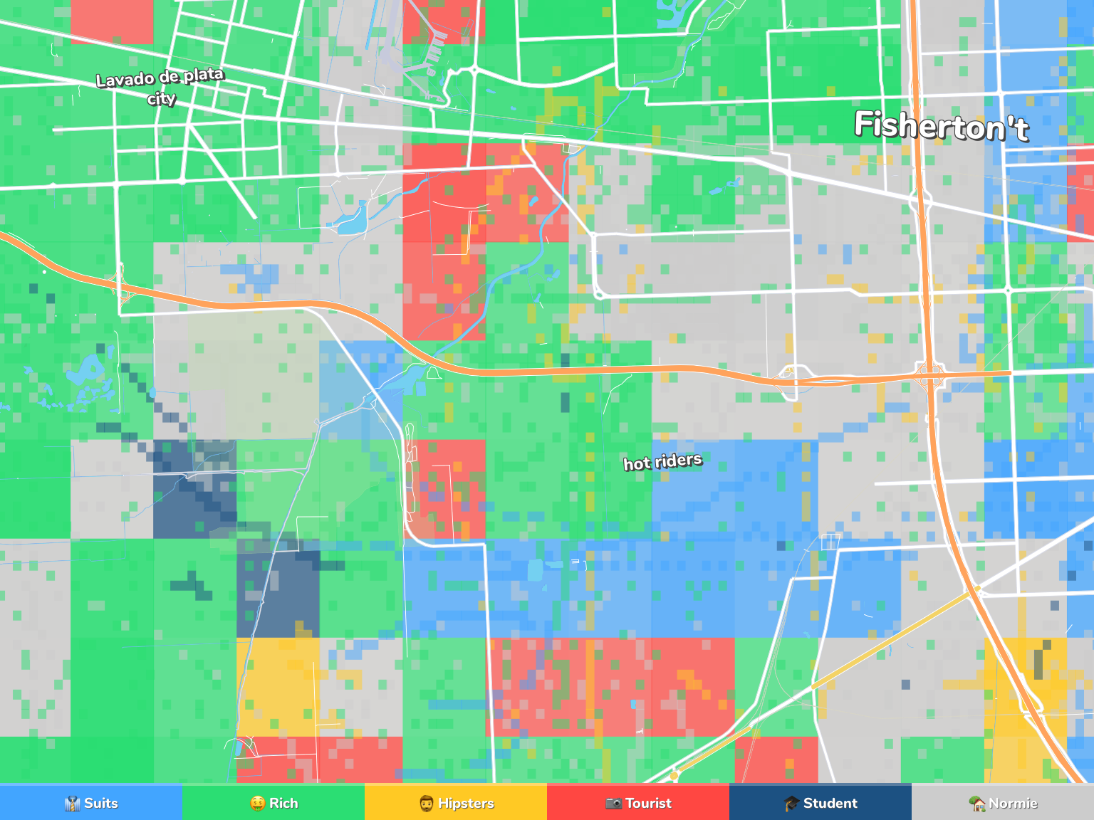 Rosario Neighborhood Map