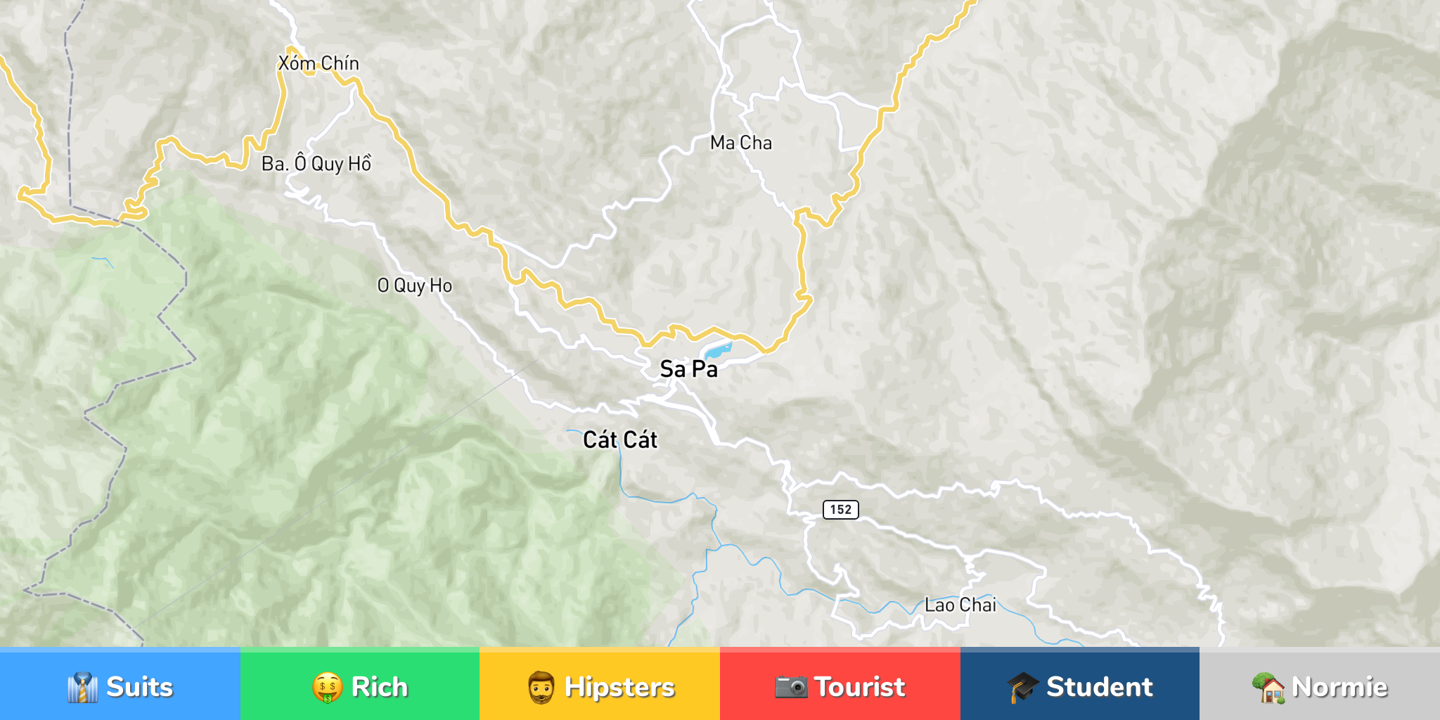 Sa Pa Neighborhood Map