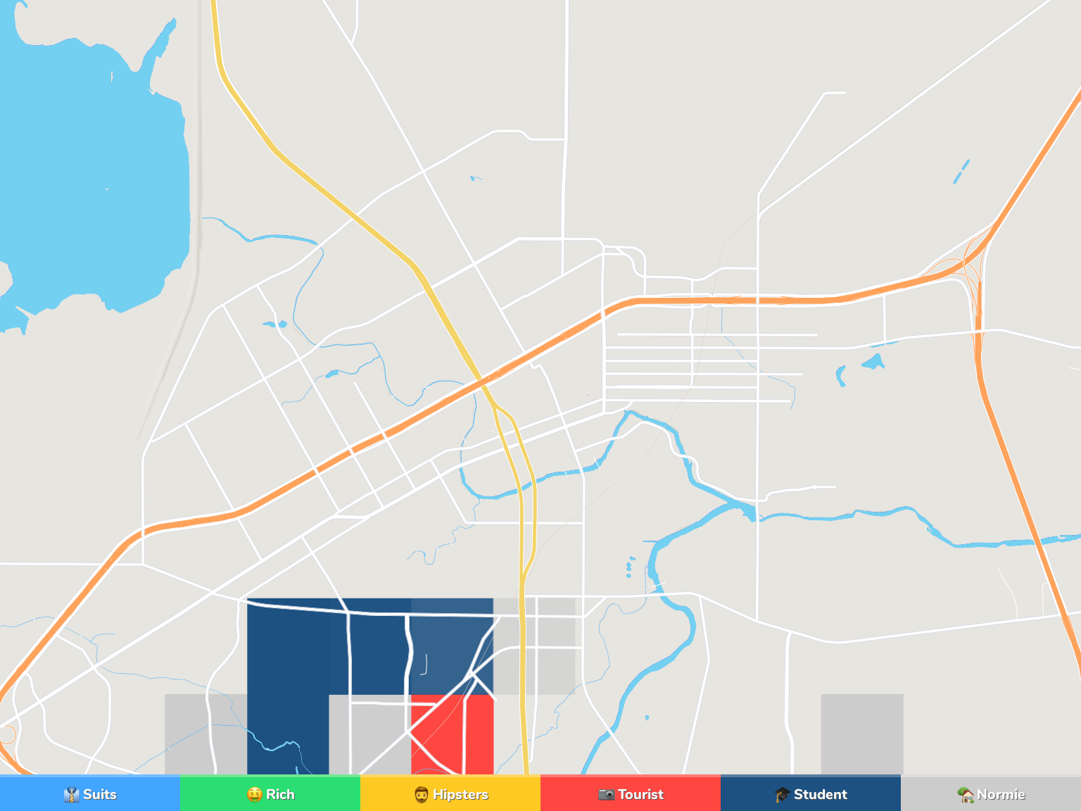 San Angelo Neighborhood Map
