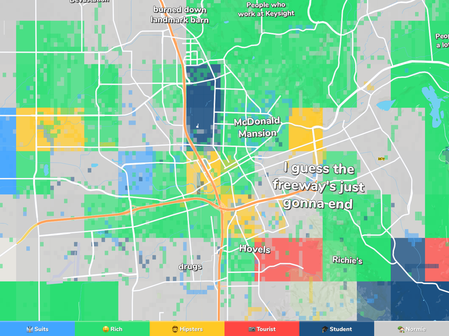 Santa Rosa Neighborhood Map