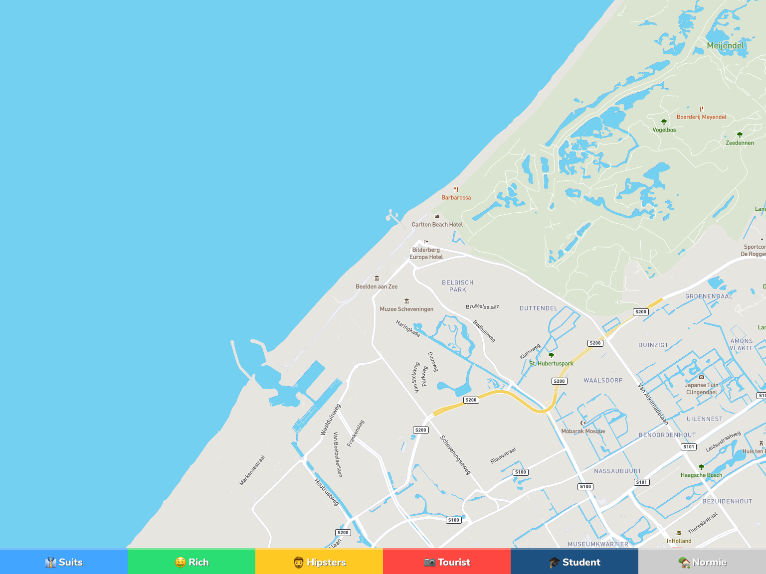 Scheveningen Neighborhood Map