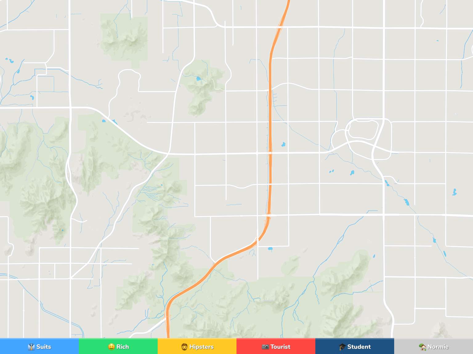 Scottsdale Neighborhood Map