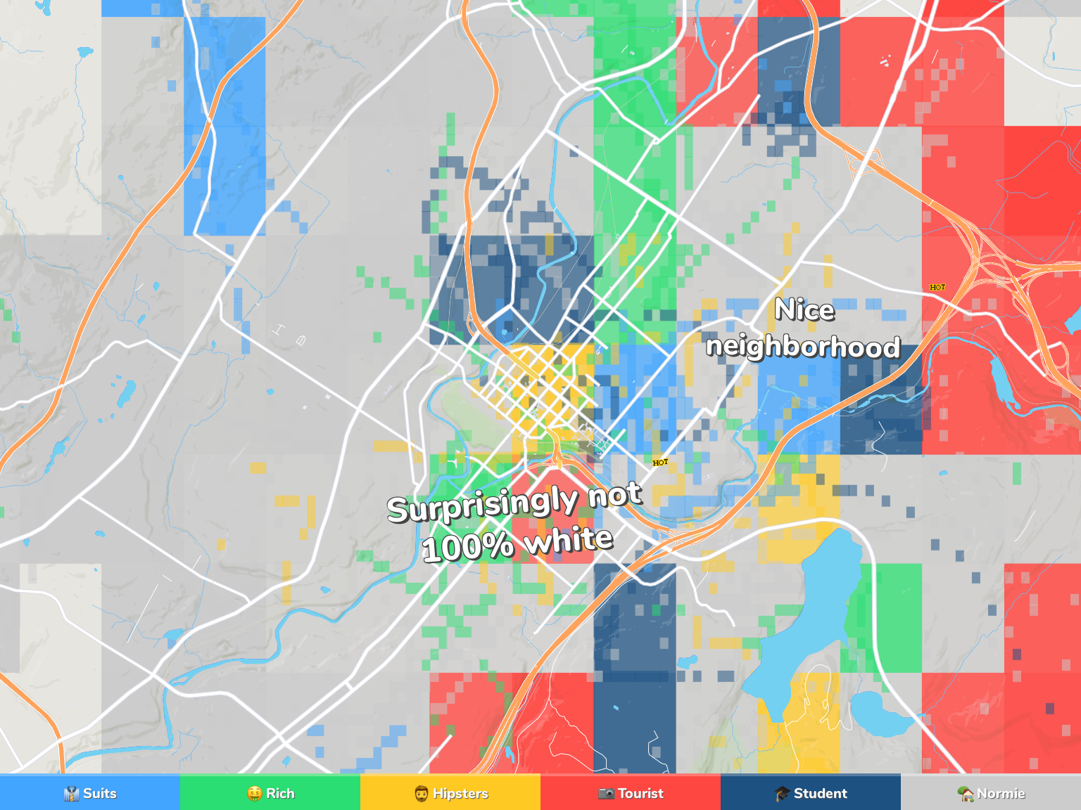 Scranton Neighborhood Map
