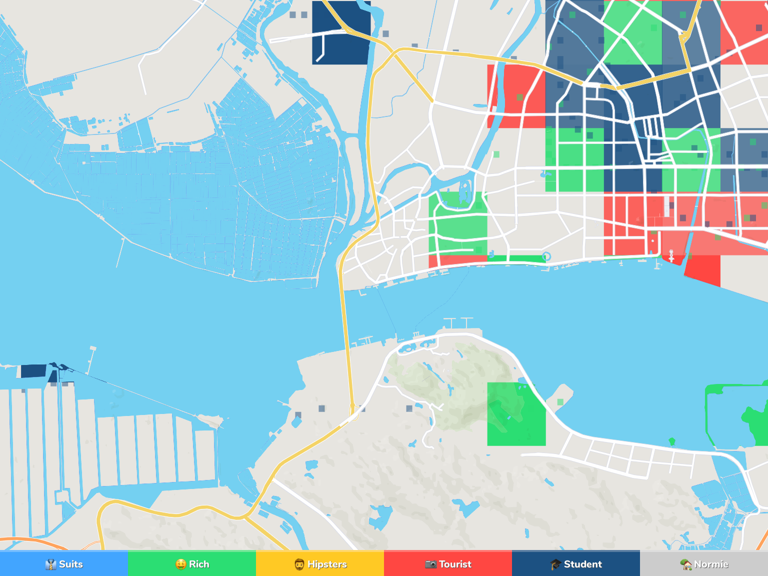 Shantou Neighborhood Map