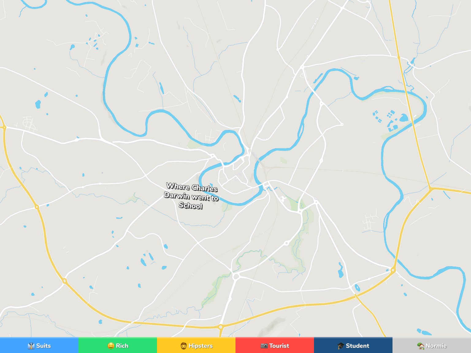 Shrewsbury Neighborhood Map