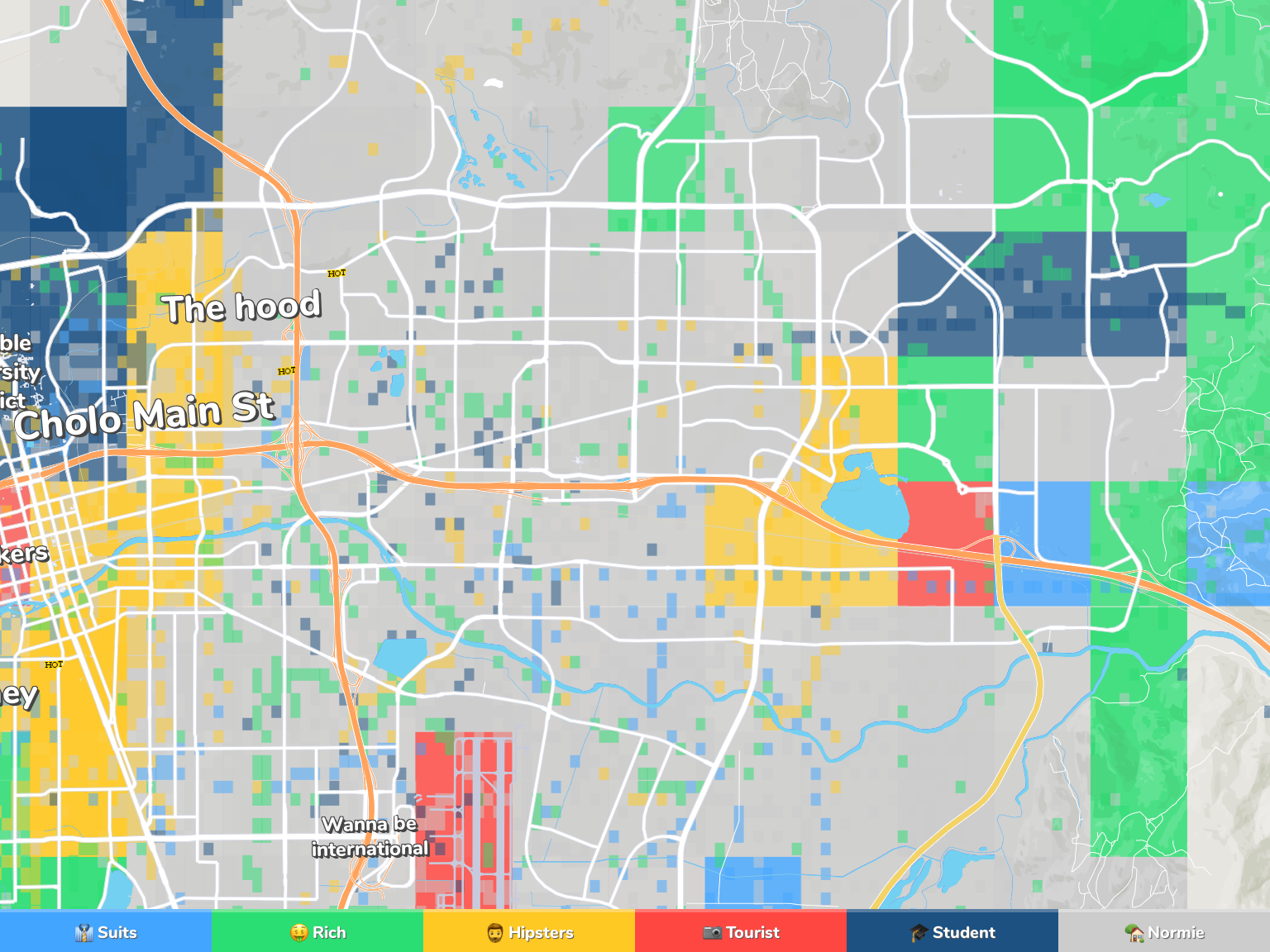 Sparks Neighborhood Map