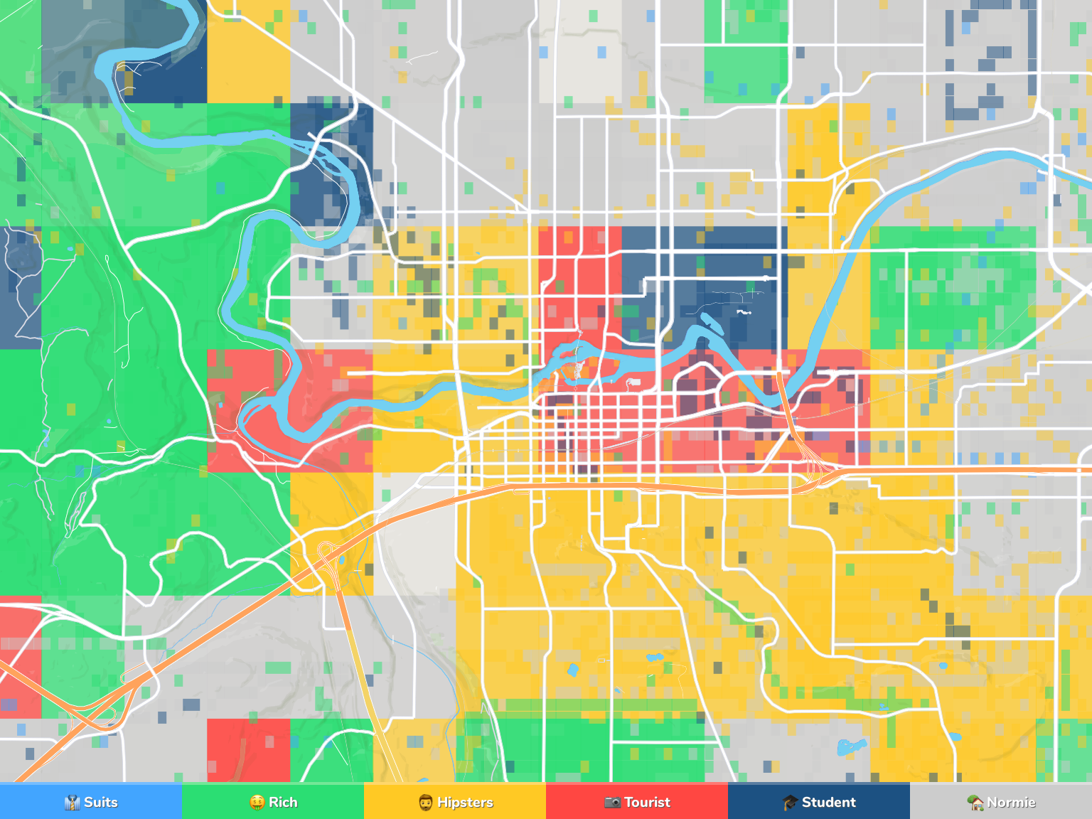 Spokane Neighborhood Map