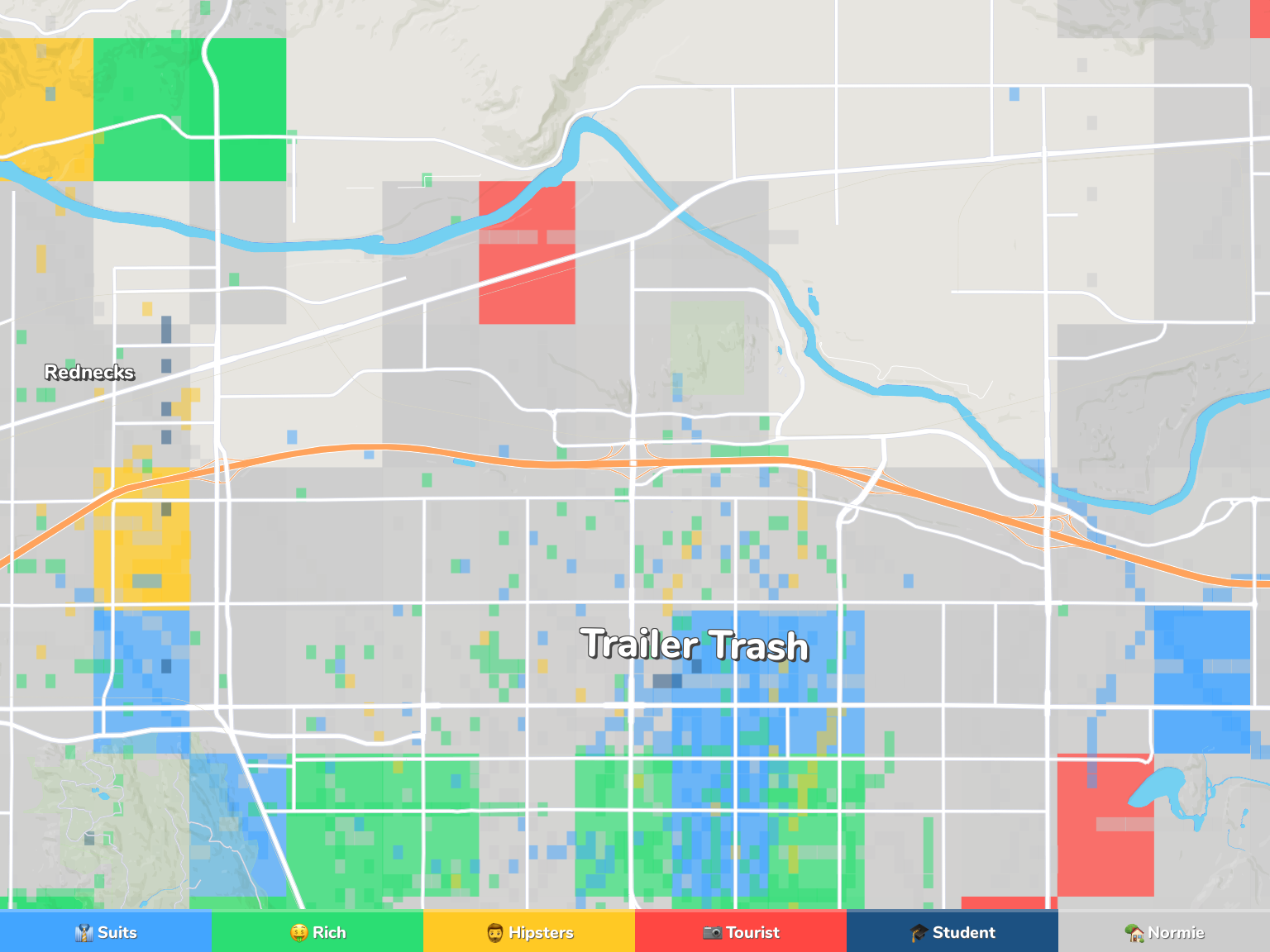 Spokane Valley Neighborhood Map