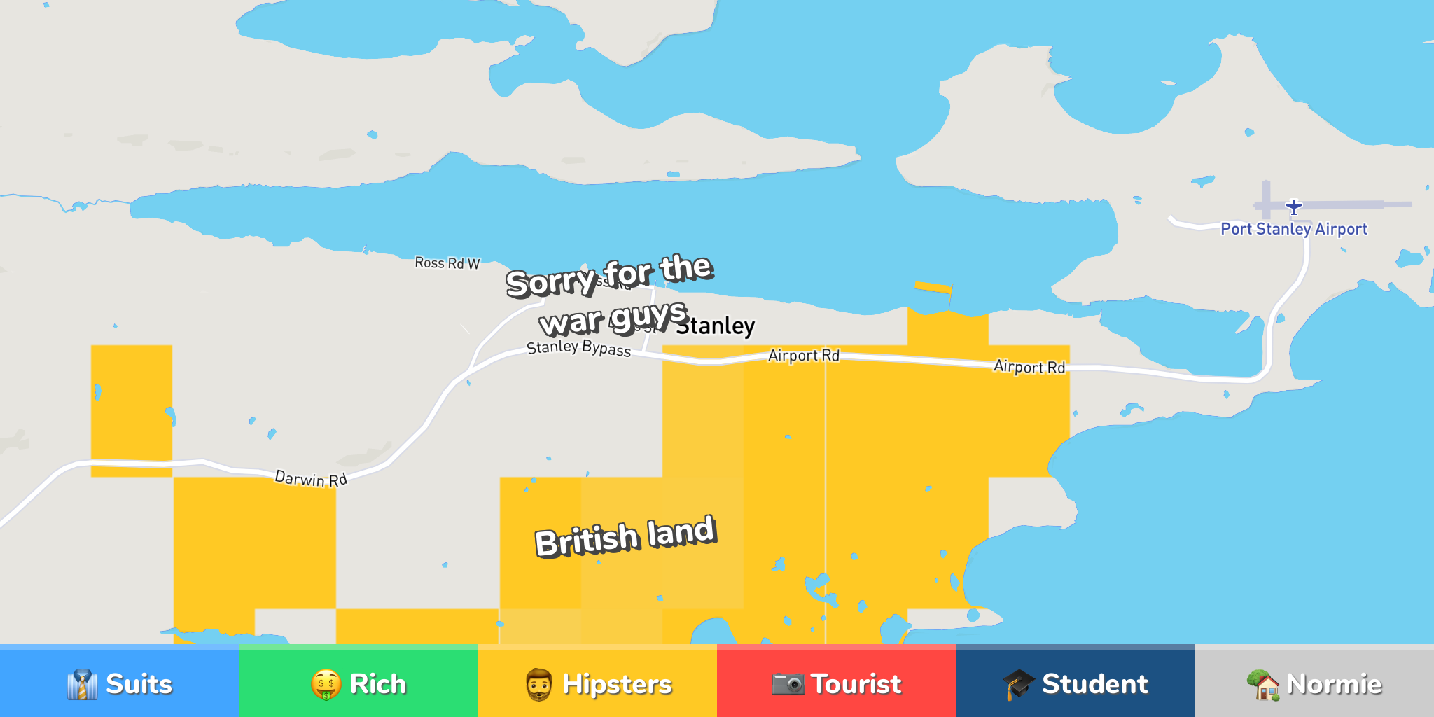 Stanley Neighborhood Map