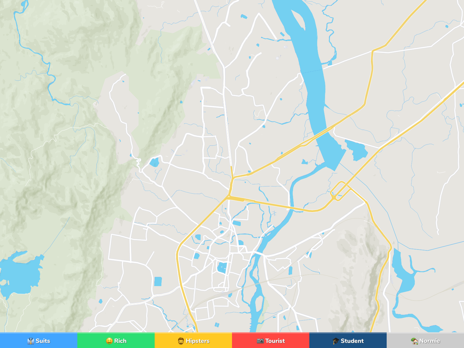 Thane Neighborhood Map
