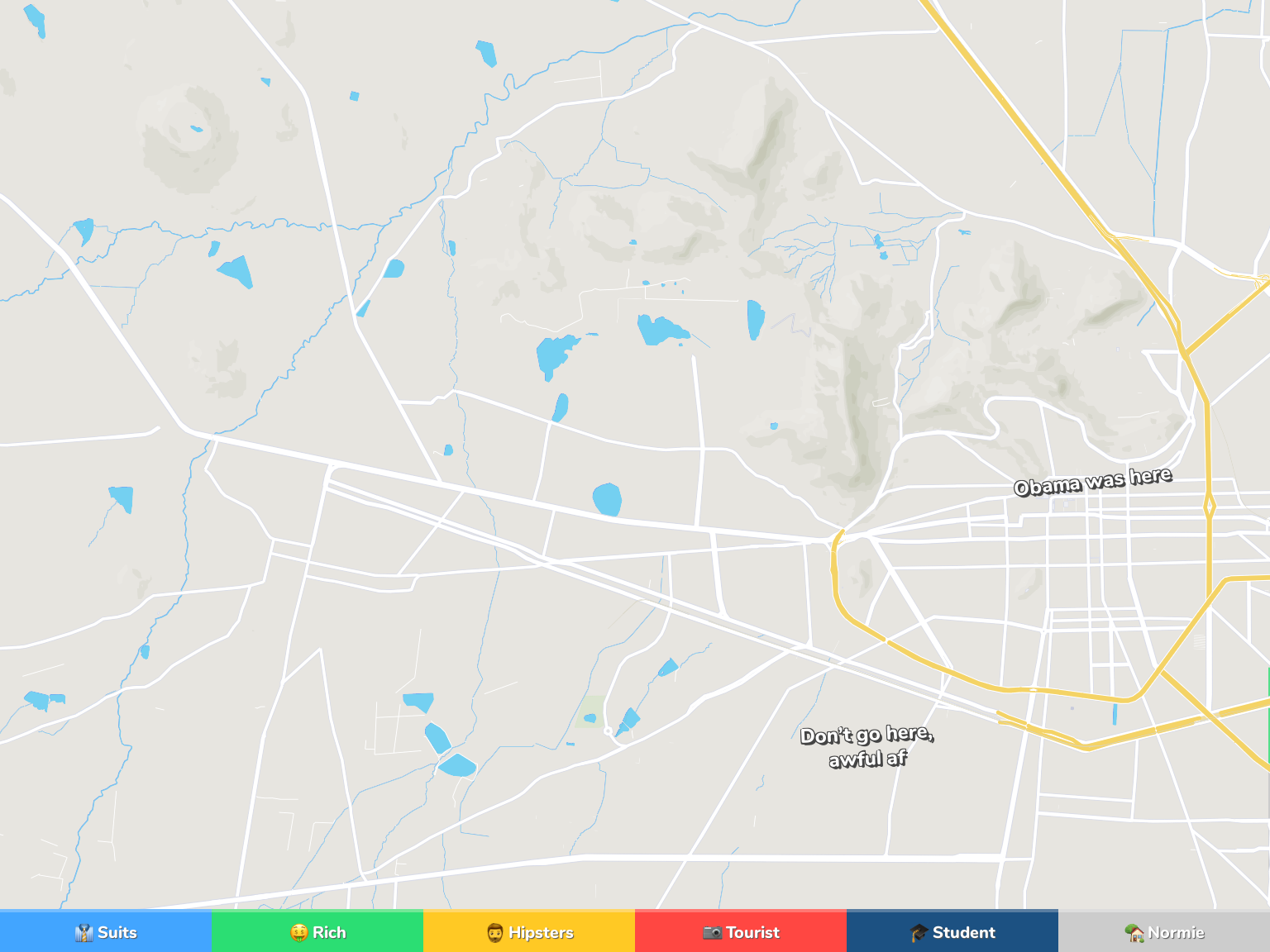 Toluca Neighborhood Map
