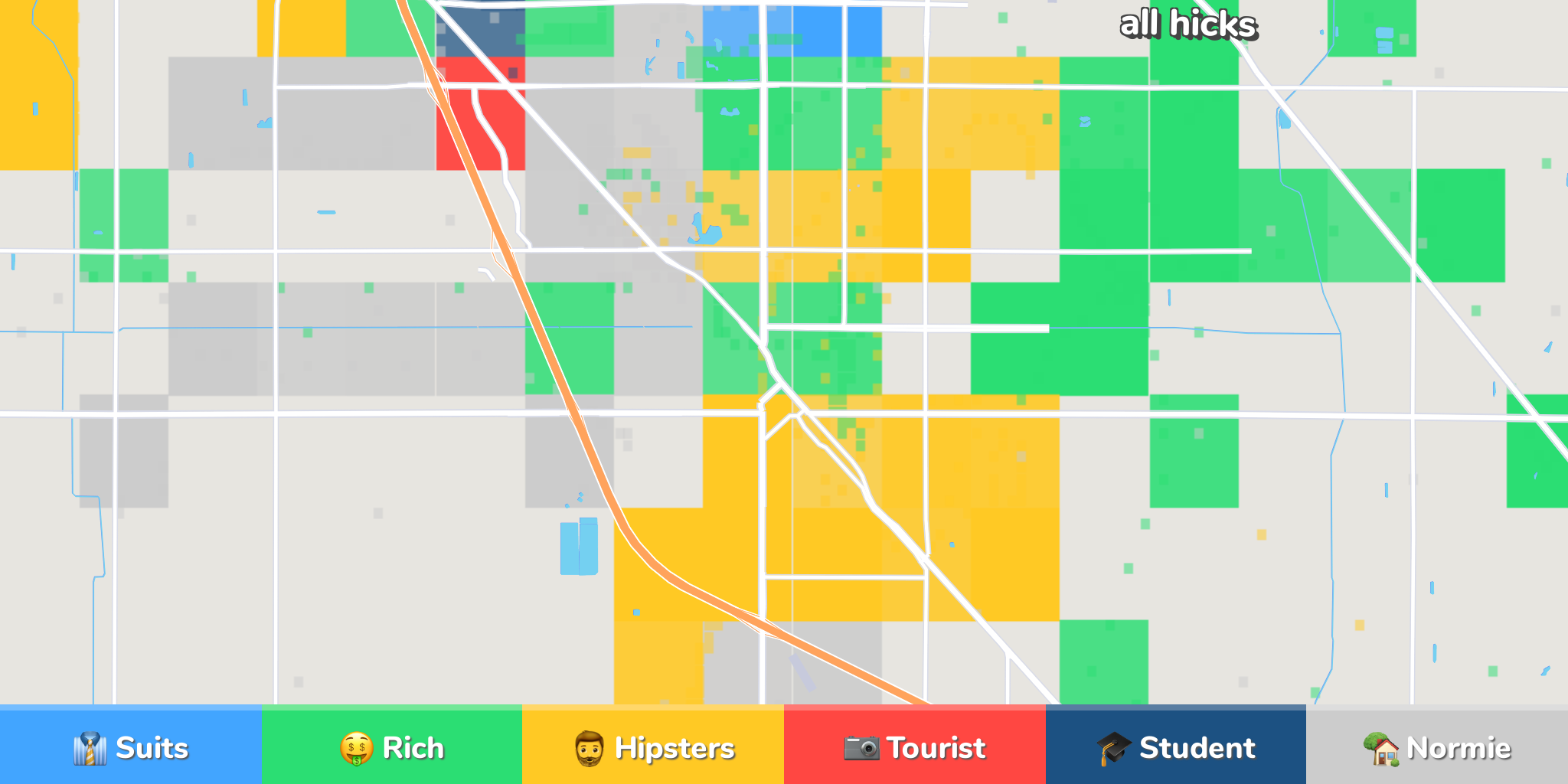 Turlock Neighborhood Map