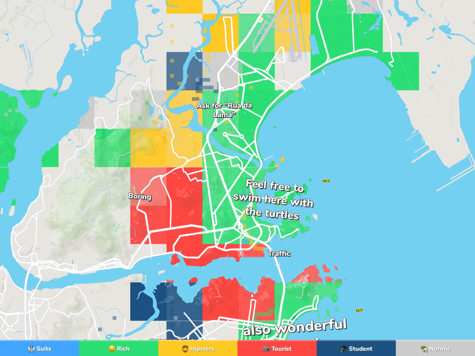 Vitória Neighborhood Map
