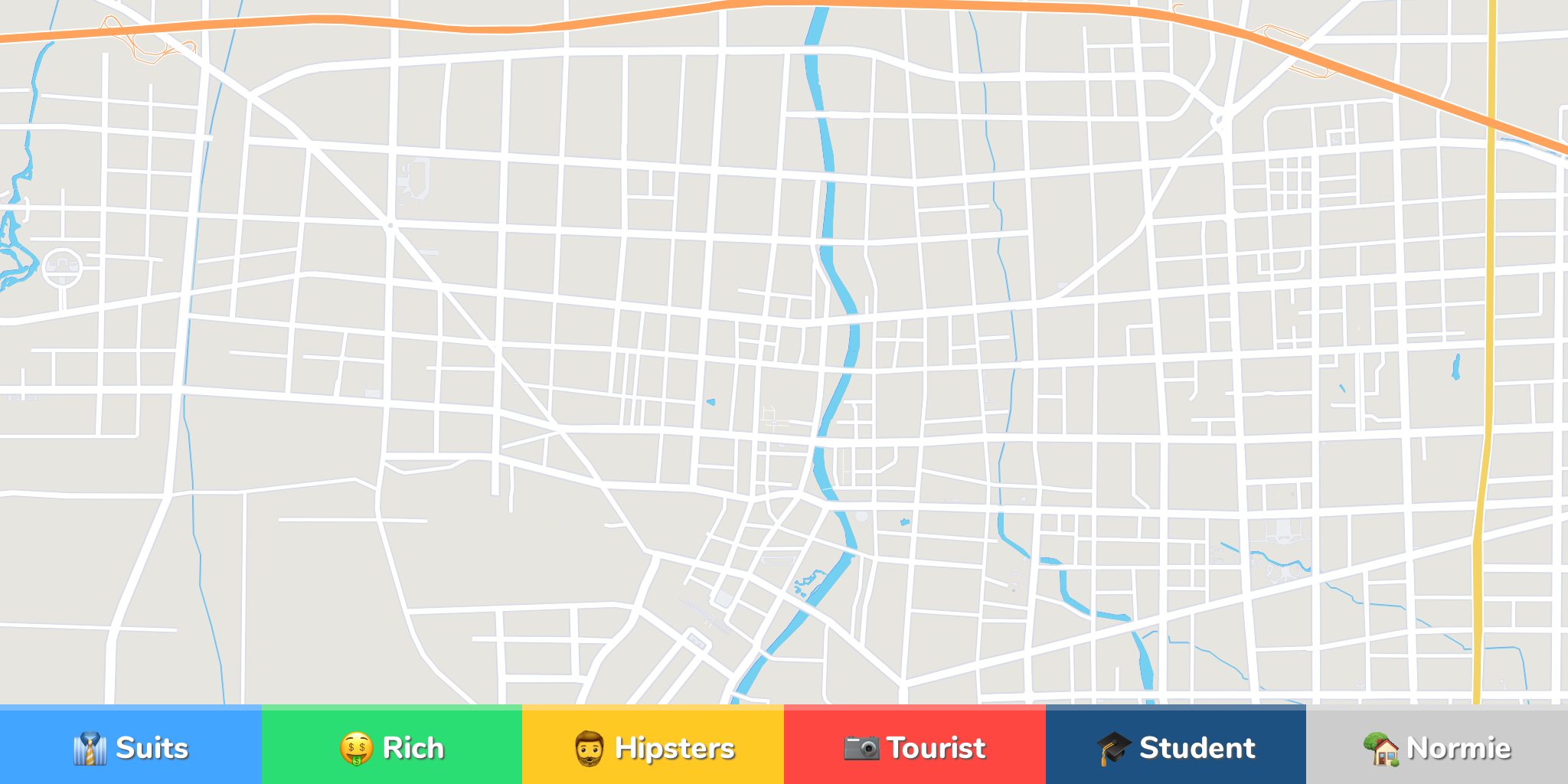 Weifang Neighborhood Map