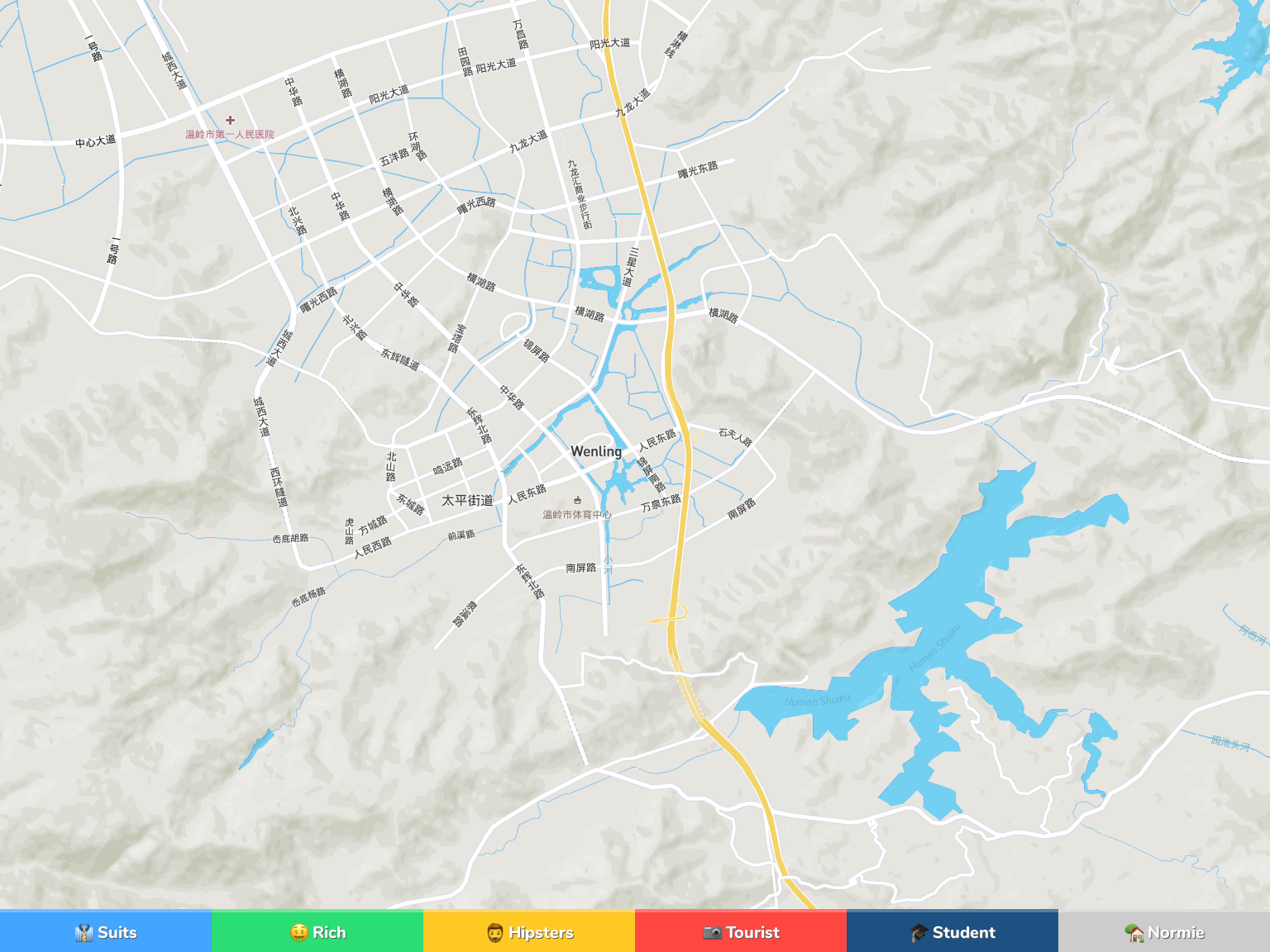 Wenling Neighborhood Map