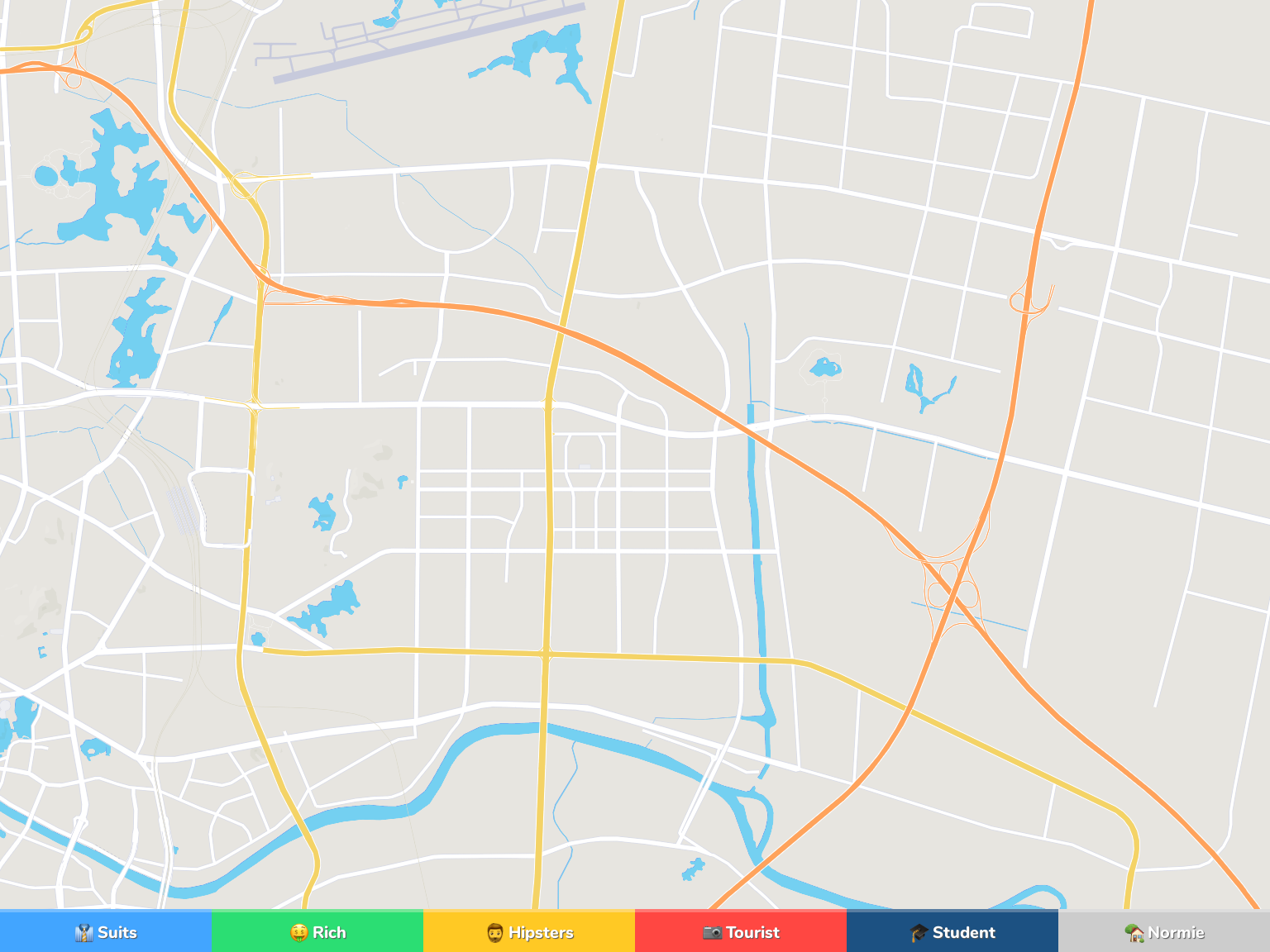 Wuhu Neighborhood Map