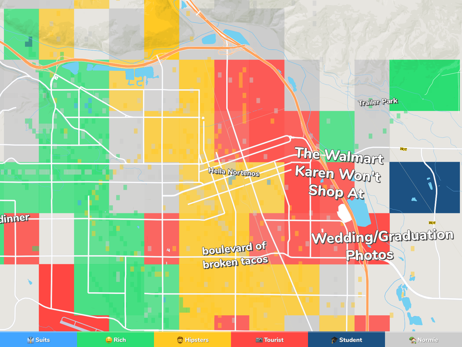 Yakima Neighborhood Map