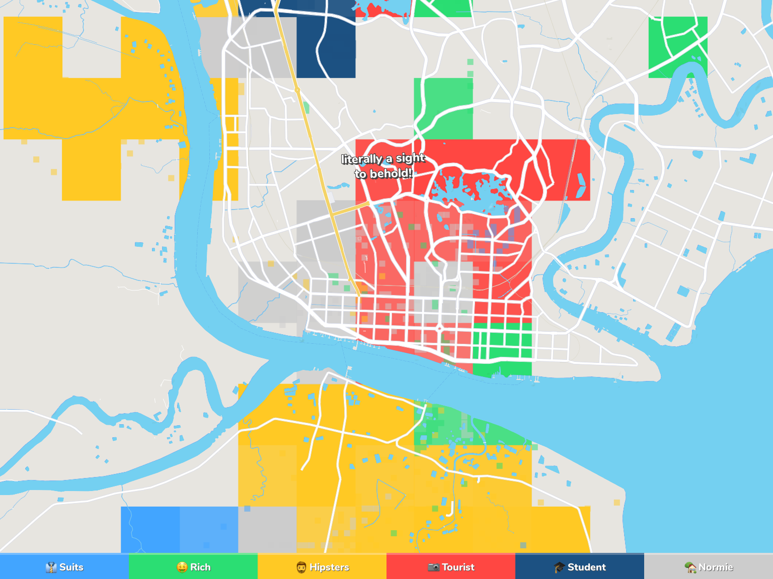 Yangon Neighborhood Map