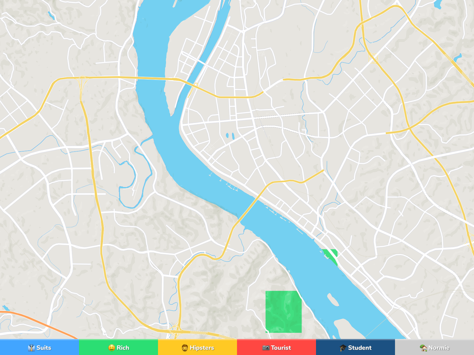 Yichang Neighborhood Map