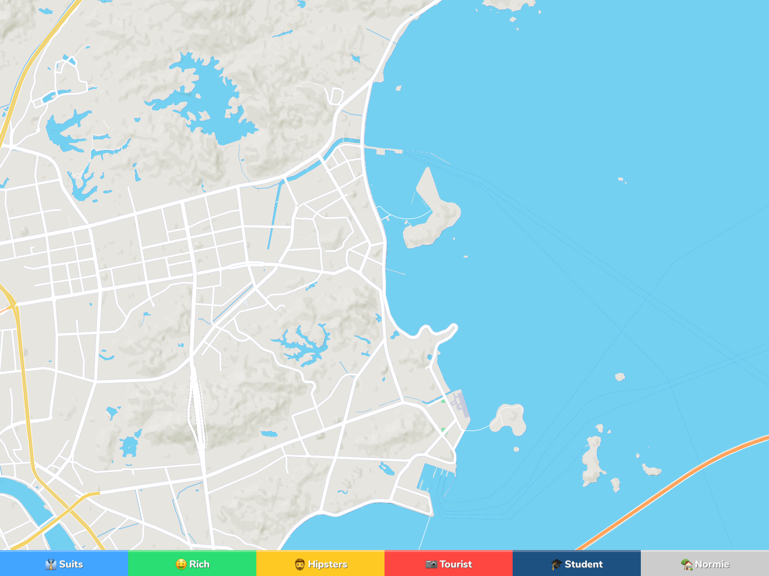 Zhuhai Neighborhood Map